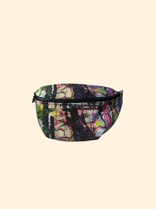 Colorful abstract fanny pack
