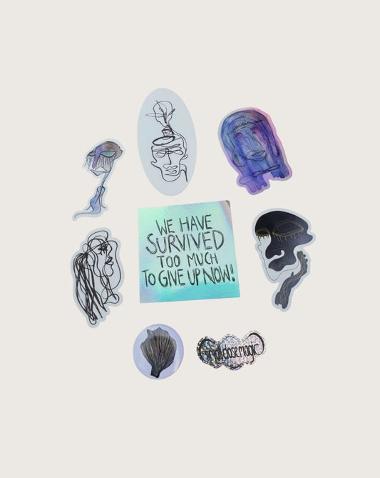 Limited edition art sticker pack!